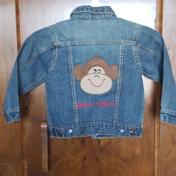 Children's Denim Jacket,sz 4  - Picture 4 of 5